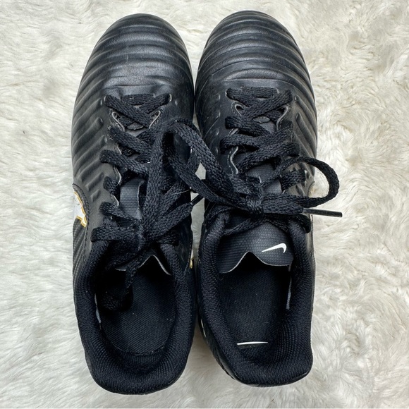 Nike Tiempo Rio 4 Cleats Black & White Size 1 - Picture 6 of 16